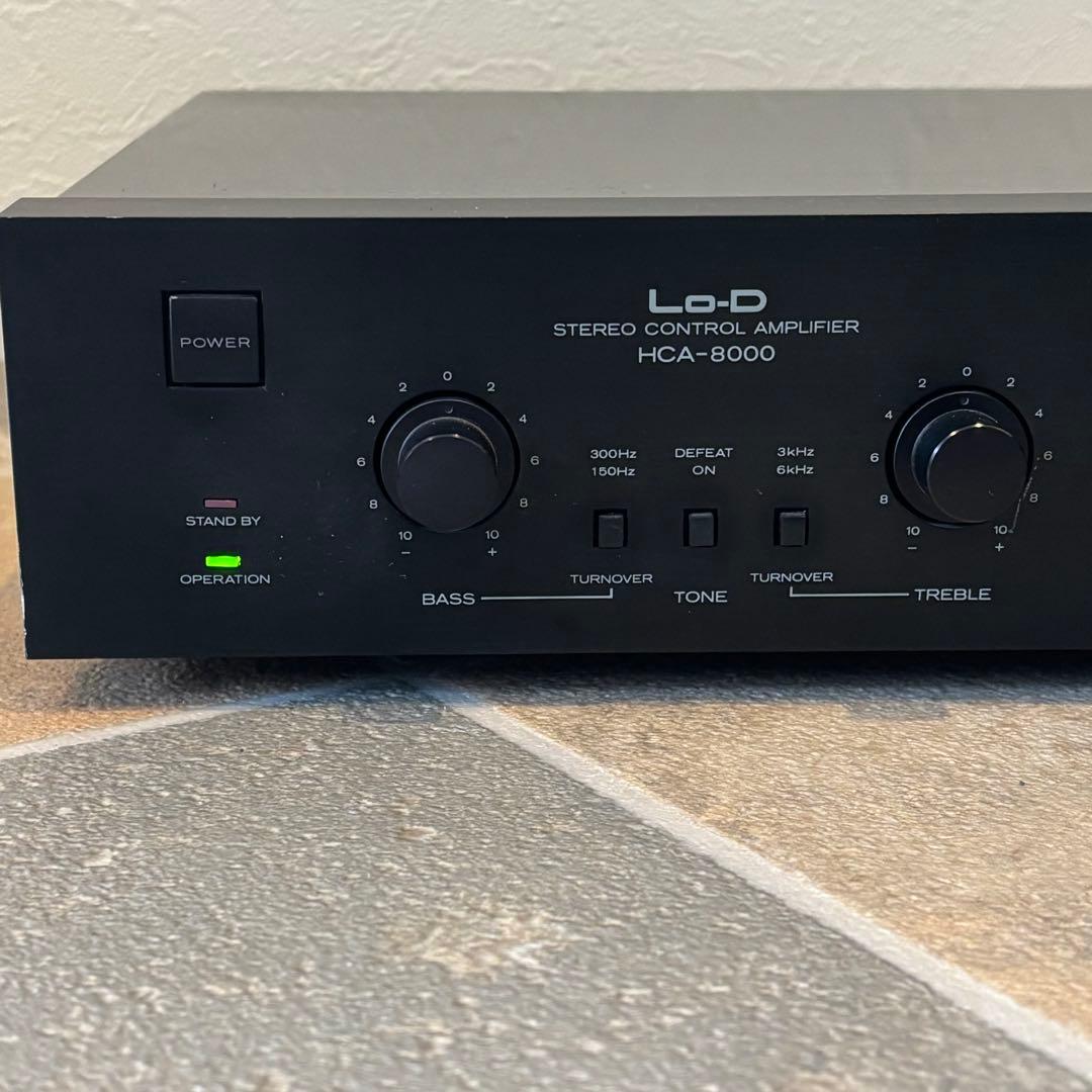 LO-D HCA-8000ステレオコントロールアンプ