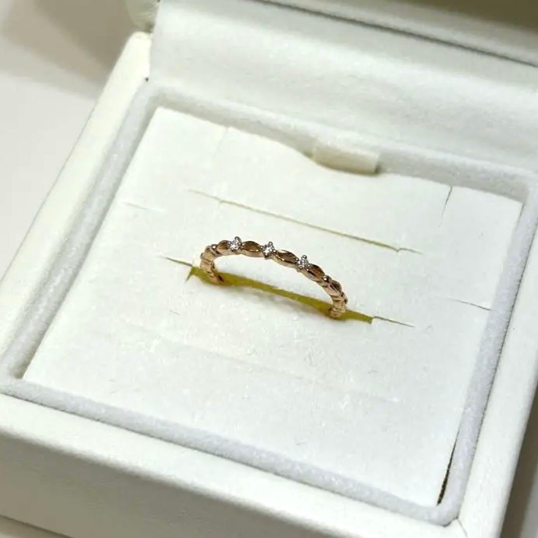 canal４℃ k10 ピンクゴールド リング 1号