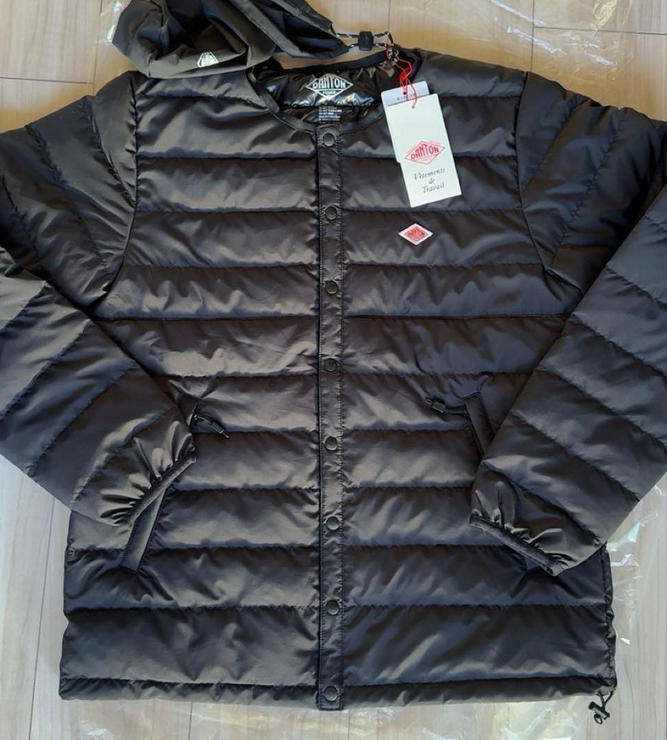 【新品】ダントン DANTONインナーダウンジャケット ブラックM