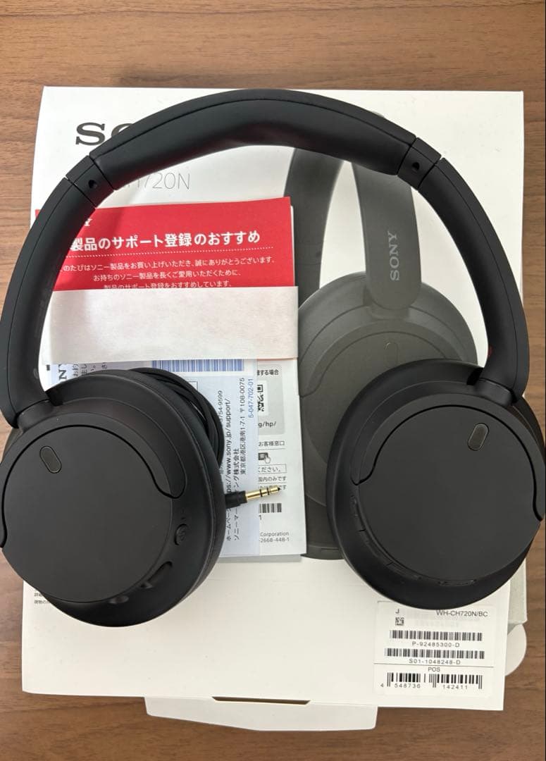 SONY WH-CH720N ブラック ヘッドホン