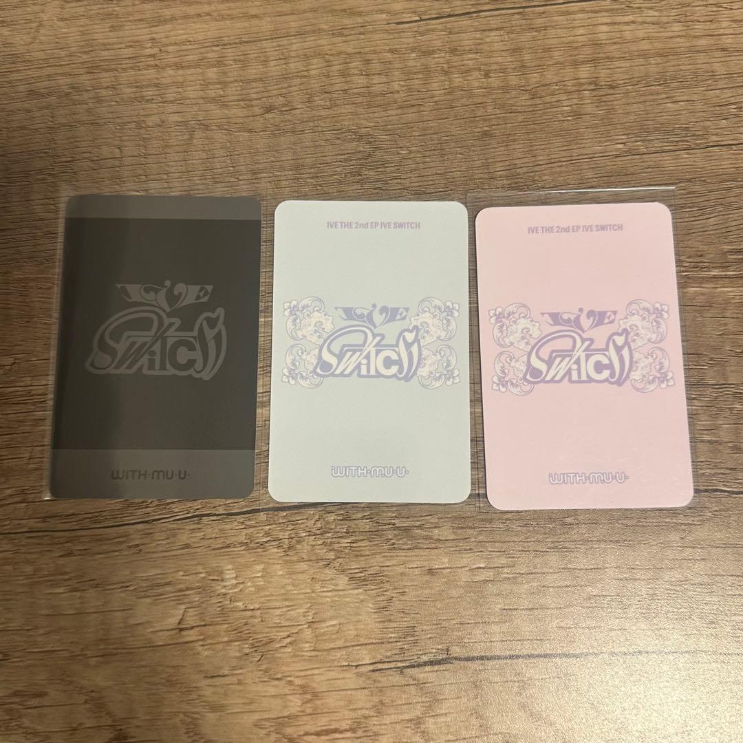 IVE switch withmuu ラキドロ　トレカ　ウォニョン　3枚セット