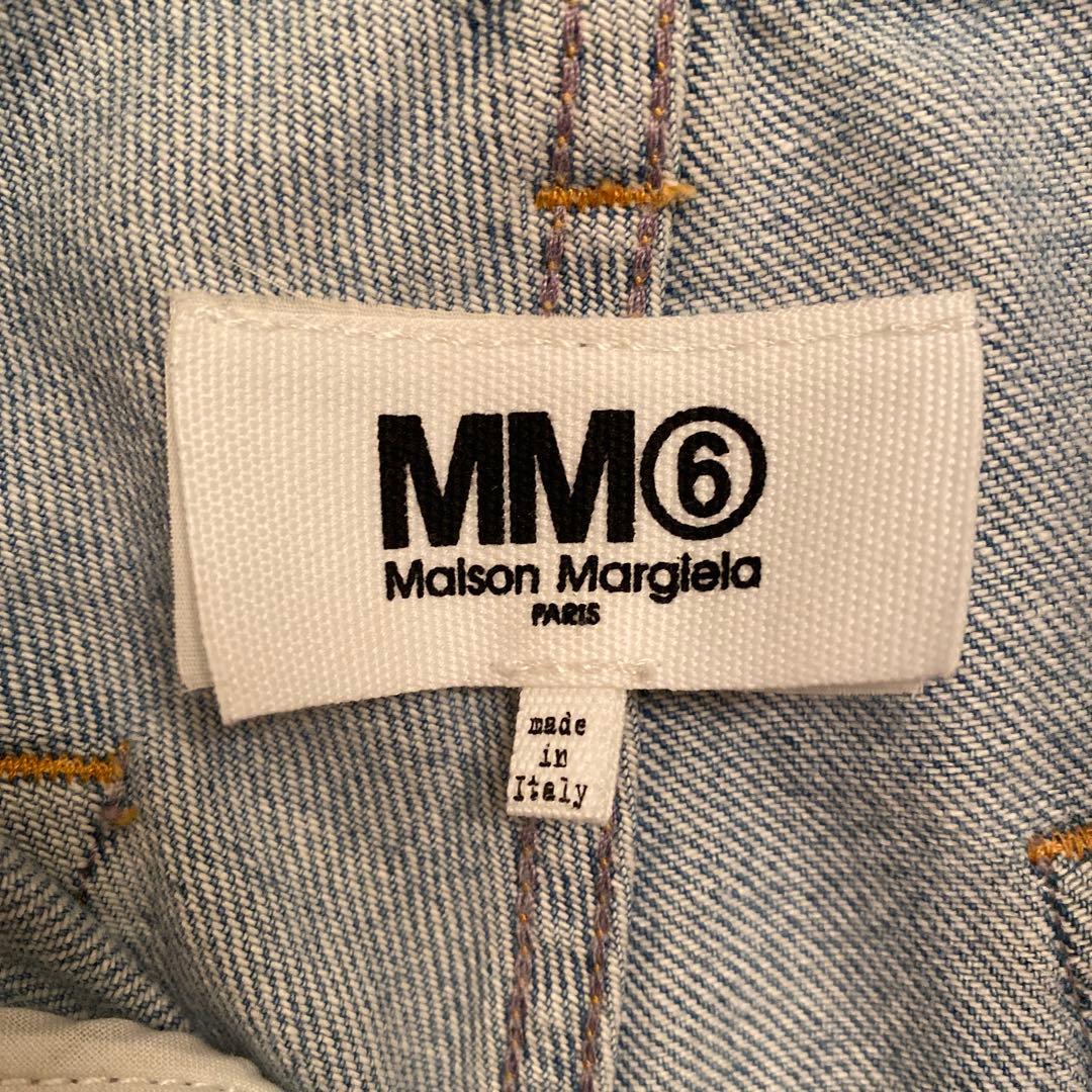 MM6 MAISON MARGIELA ブルーオーバーサイズジーンズ