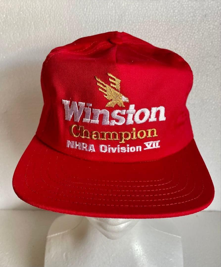 90年代 Winston RacingヴィンテージキャップUSA製デッドストック