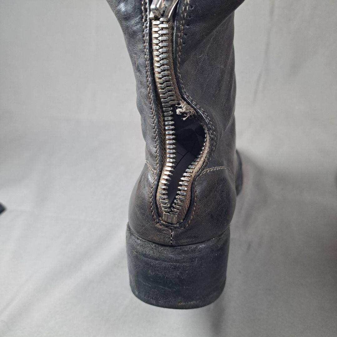 難あり　GUIDI　グイディ　バックジップ　ホースレザー　ブーツ　39