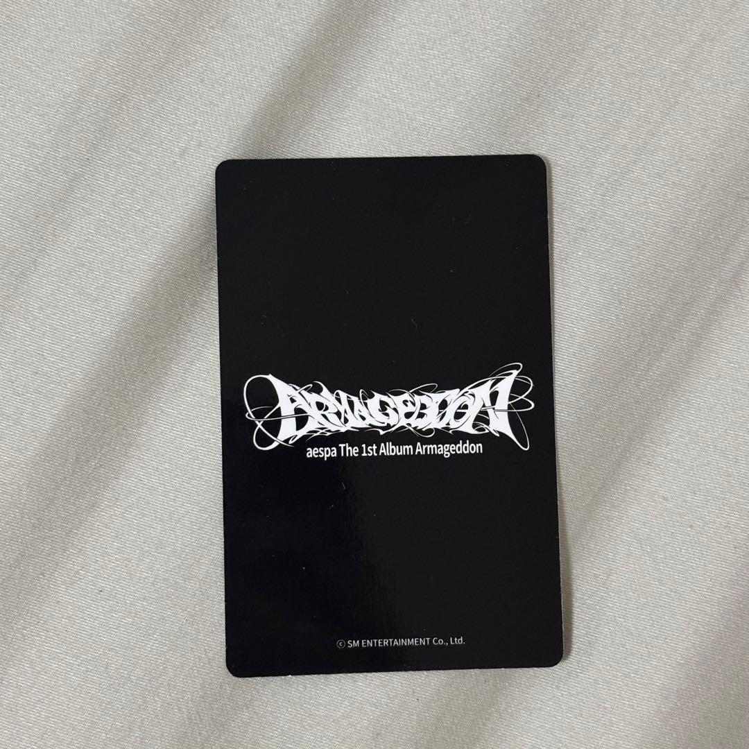 aespa　Armageddon　ニンニン　NINGNING　トレカ　公式　MD