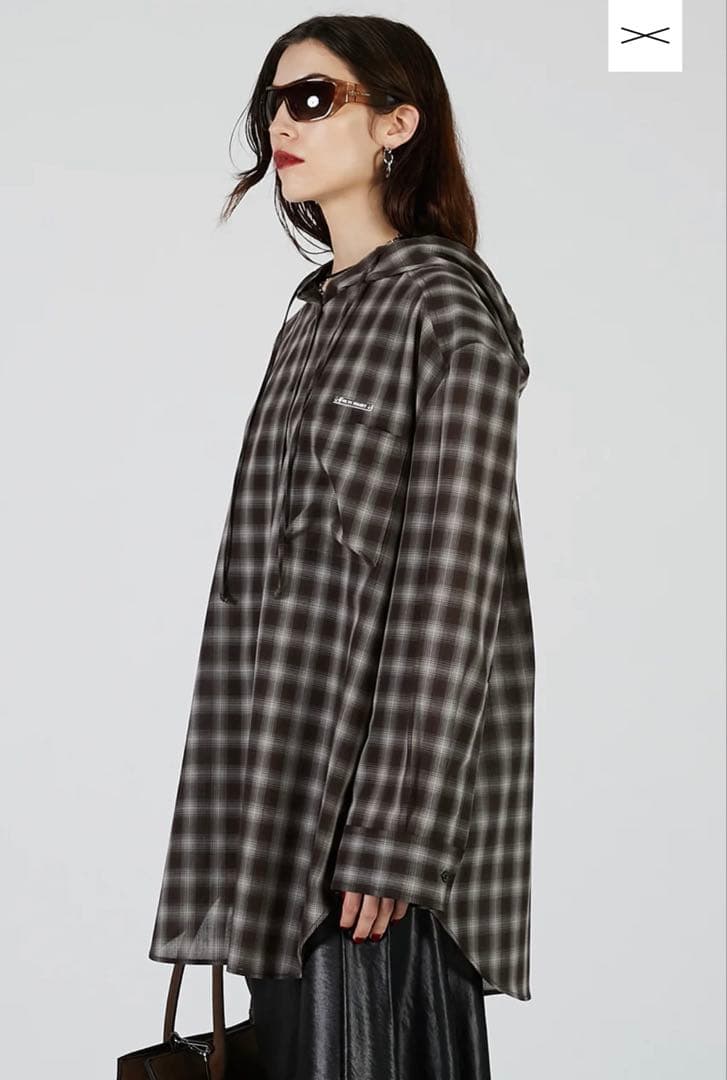 お値下げ！PRANK PROJECT Hoodie Check Shirt