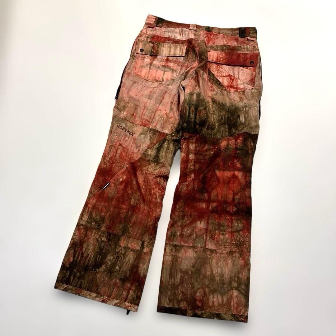 【美品/メンズM /ゴアテックス】SP Design スノボーウェア　上下　総柄