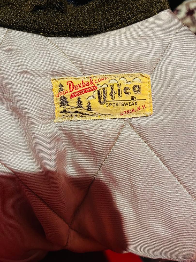 special Duxbak コーデュロイ　総柄　ベスト　vintage 50s