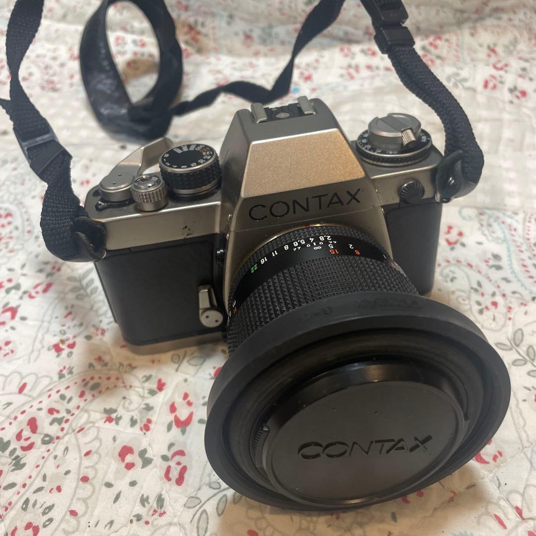 d*9様 CONTAX 一眼レフカメラ レンズキャップ付き