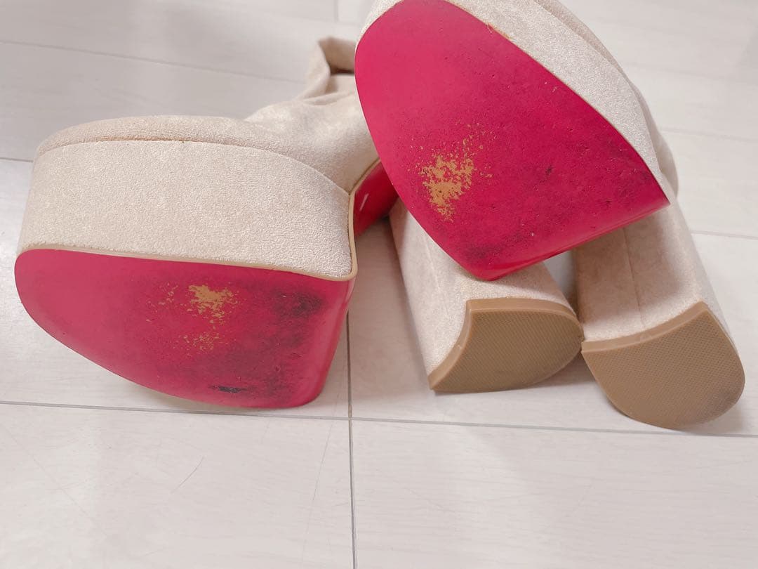 シェルマカロン 美脚ロングブーツ XSサイズ 13.5cmヒール