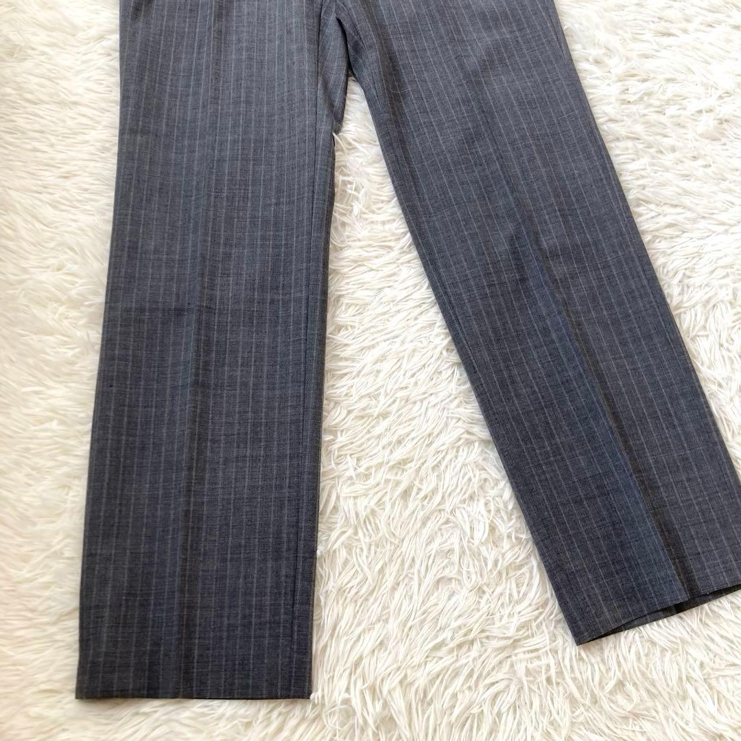 23区　スーツ　テーラードジャケット　パンツ　ストライプ　大きいサイズ　40