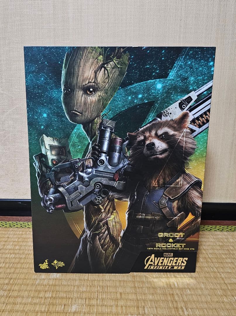 アベンジャーズ インフィニティウォー 1/6 グルート＆ロケット ホットトイズ