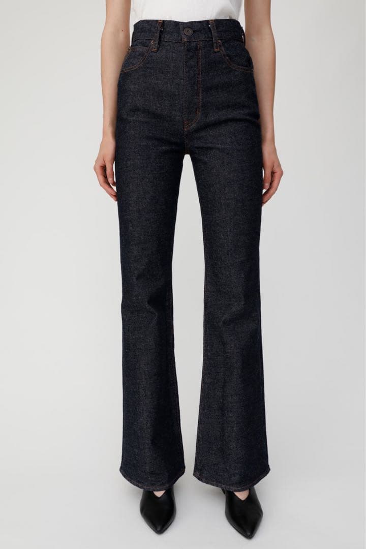 MOUSSY マウジー MVS FLARE ワンウォッシュ 22