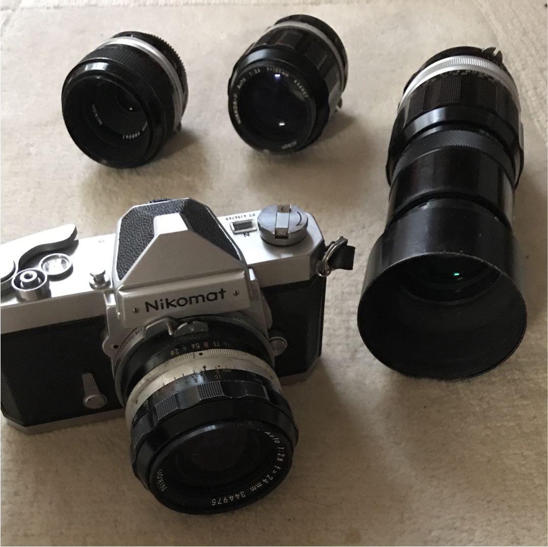 Nikomatの中古カメラ＋レンズ4種
