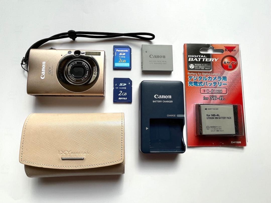 Canon IXY DIGITAL 20 IS 純正ソフトケース付き