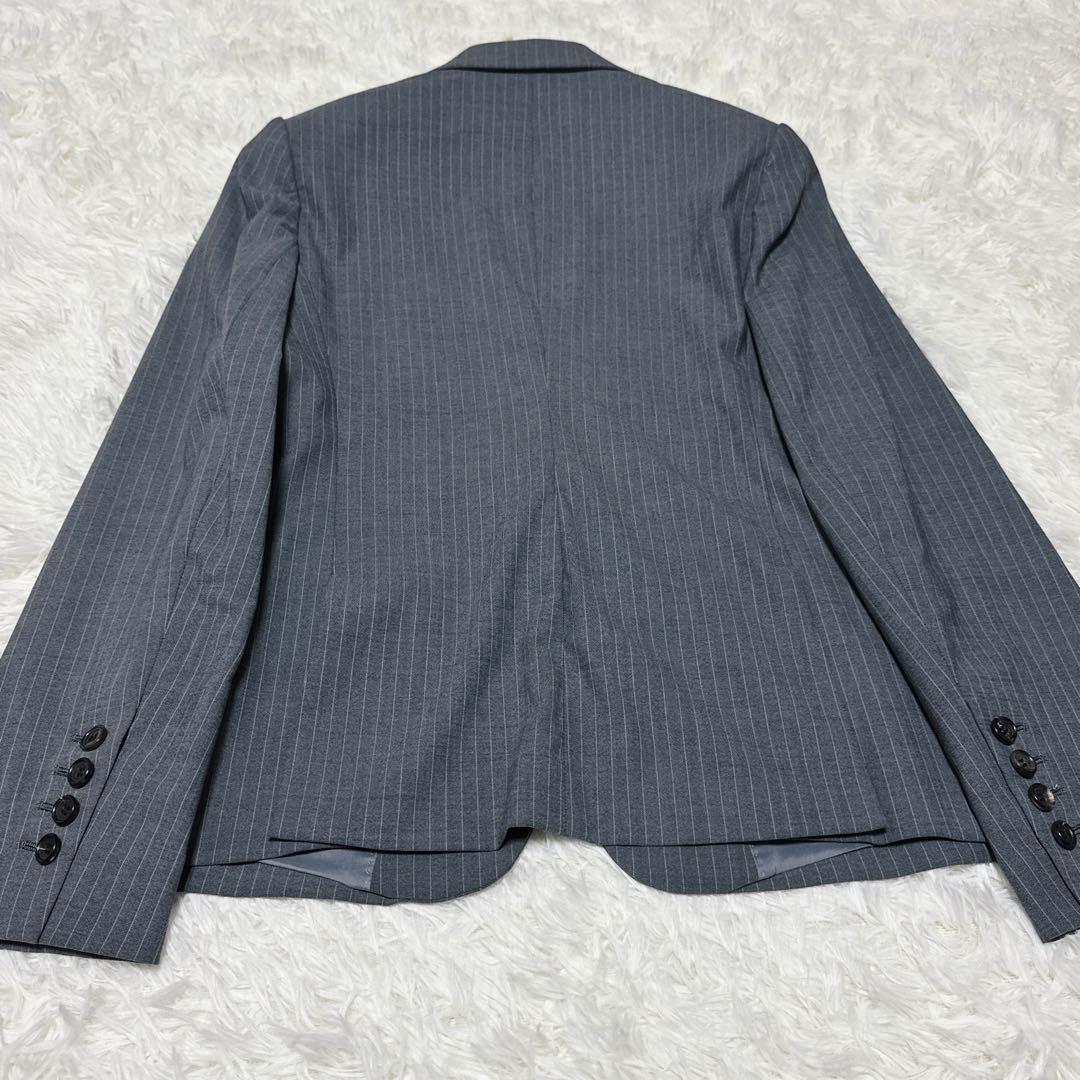 最高級✨ロロピアーナ✨セオリーリュクス パンツスーツ グレー ストライプ 美品