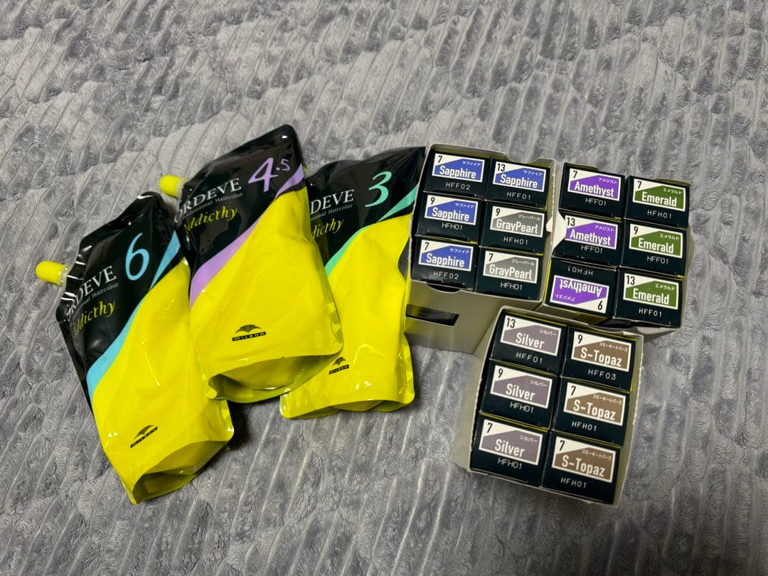 単品購入不可！最安値！！！ORDEVE Addicthy カラーリング剤 セット