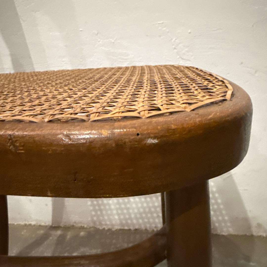 ヴィンテージ　ダイニングチェア　カフェチェア ラタンチェア