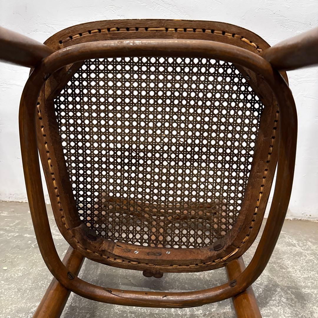 ヴィンテージ　ダイニングチェア　カフェチェア ラタンチェア