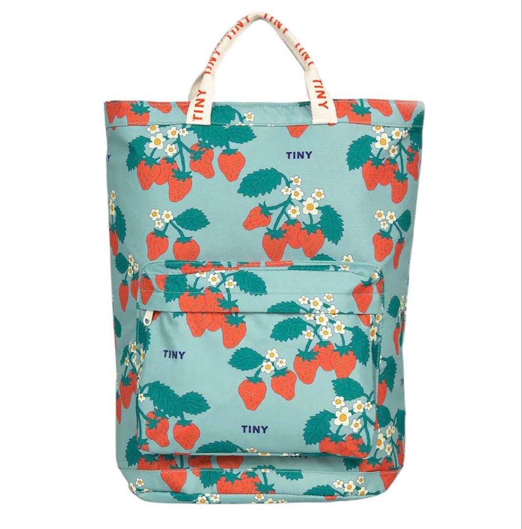 【新品】Tinycottons 25SS いちご柄リュック
