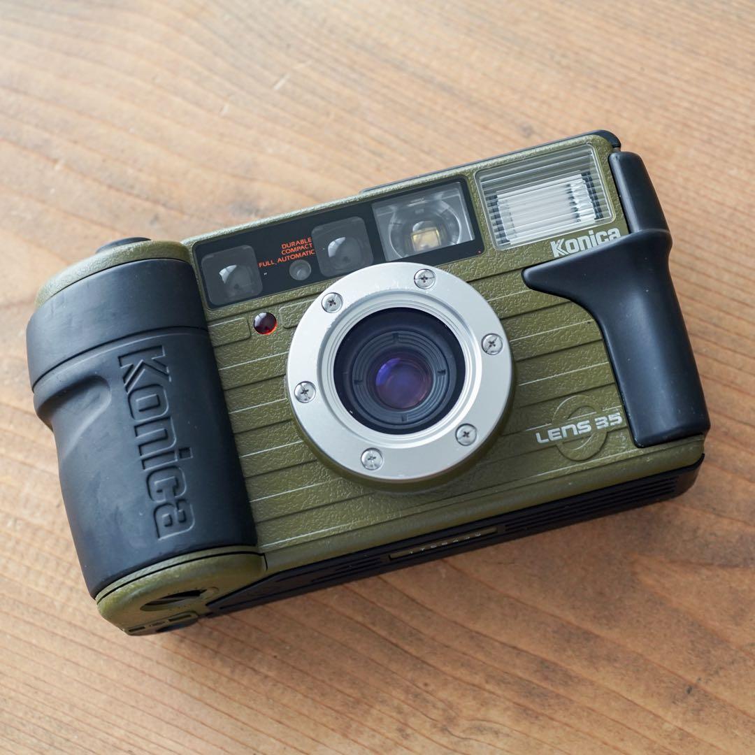 【撮影・OH済み】Konica現場監督 35 希少なオリーブカラー