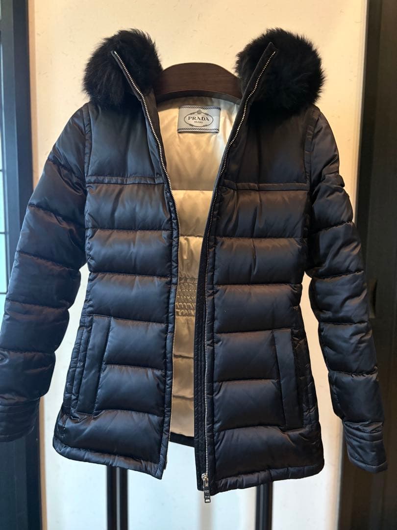 mm PRADAダウン　リアルファー　極美品