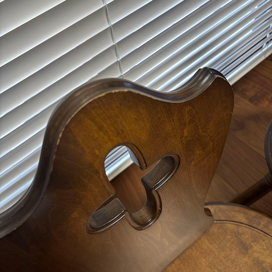 四国工芸　森のサーカス　アンティーク チェア 2脚セット 椅子 イス