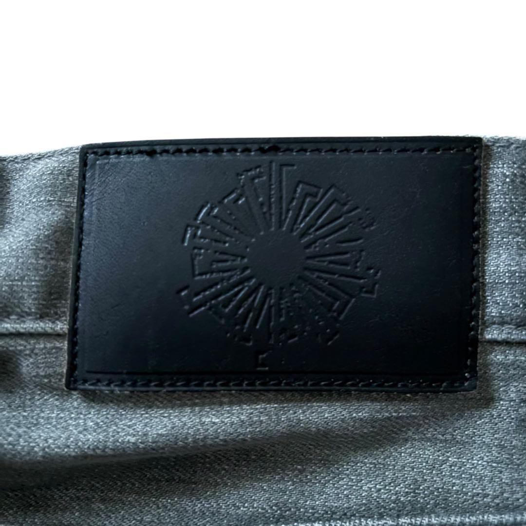 TORNADO MART シューカット デニム グレー L Y2K 立体加工