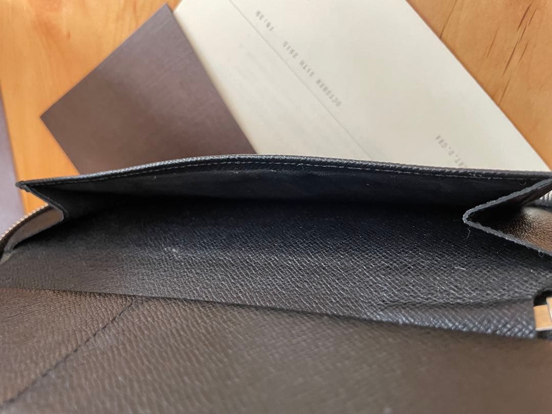 ルイヴィトン Louis Vuitton ダミエ 長財布 ブラック 2015年