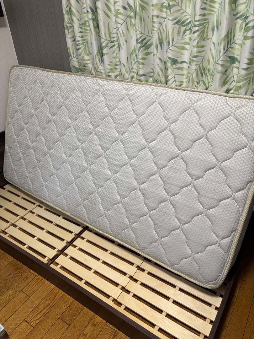 フランスベッド　シングル キルティングマットレス ホワイト