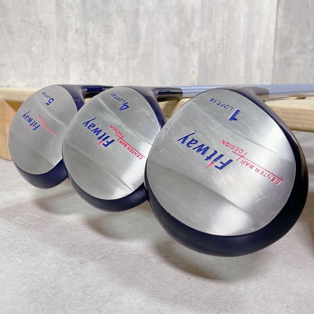 T136 FITWAY ゴルフクラブ レディース フルセット 12点 かわいい