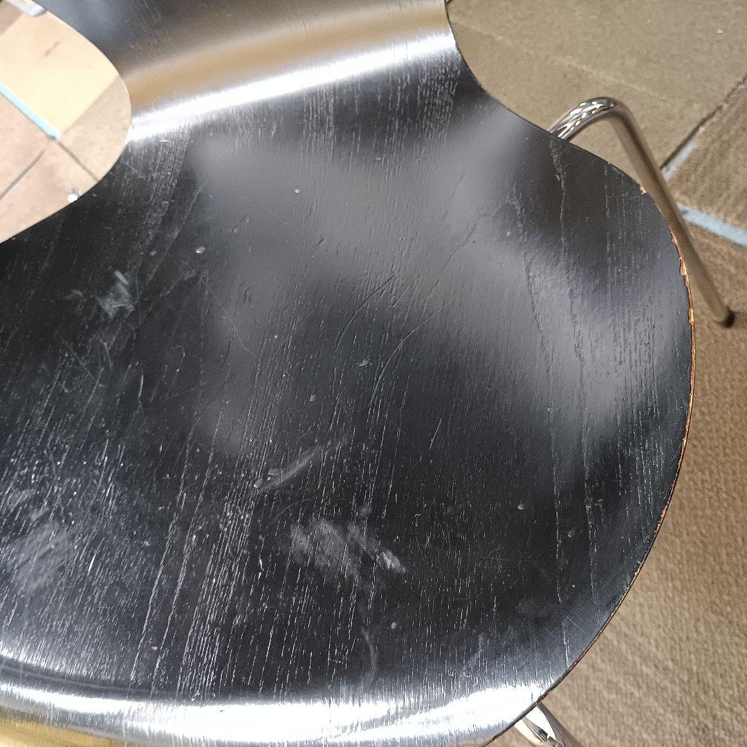 【傷多数】 FRITZ HANSEN　セブンチェア　ブラック系