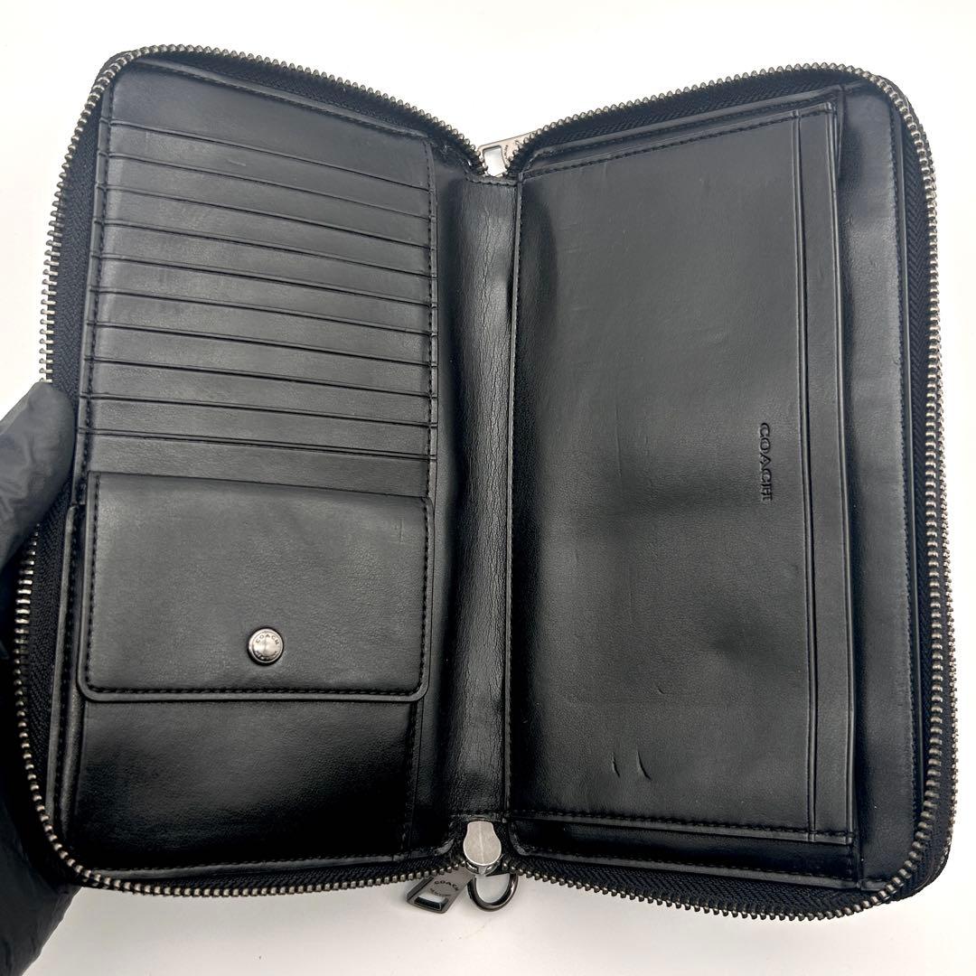 ✨レア美品✨ COACH コーチ オーガナイザー 長財布 レザー 高級 希少性大