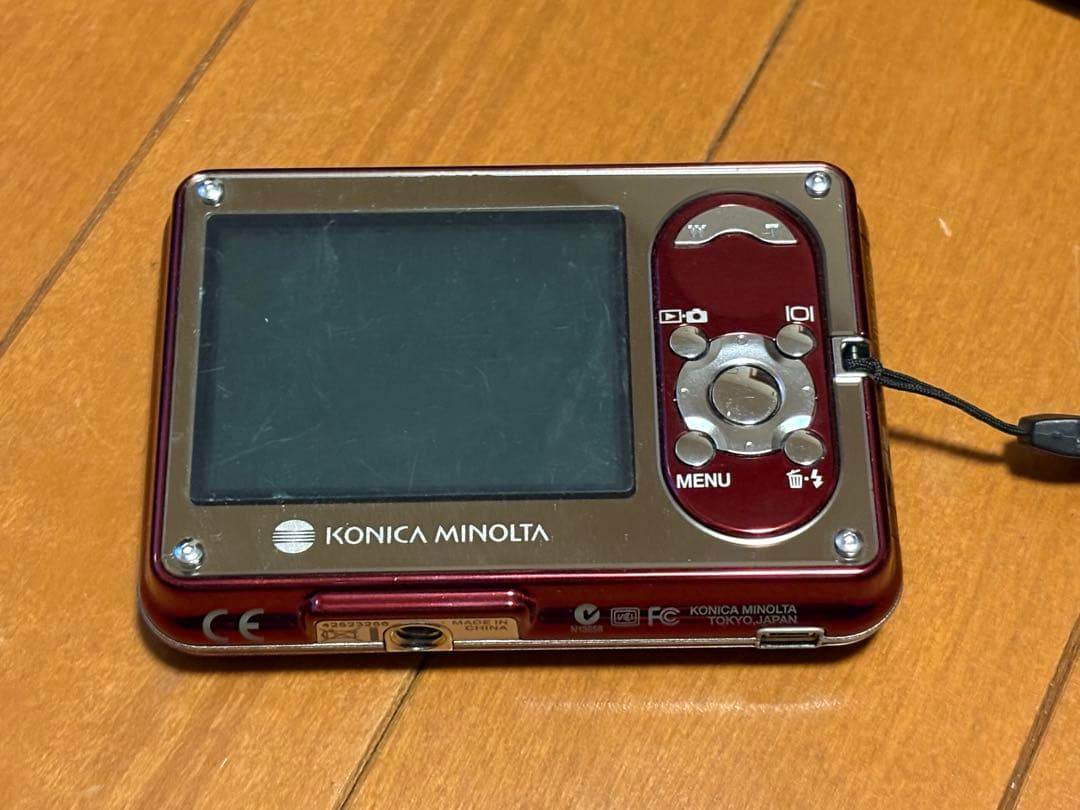 KONICA MINOLTA DiMAGE X1 レッド 充電ドック付き