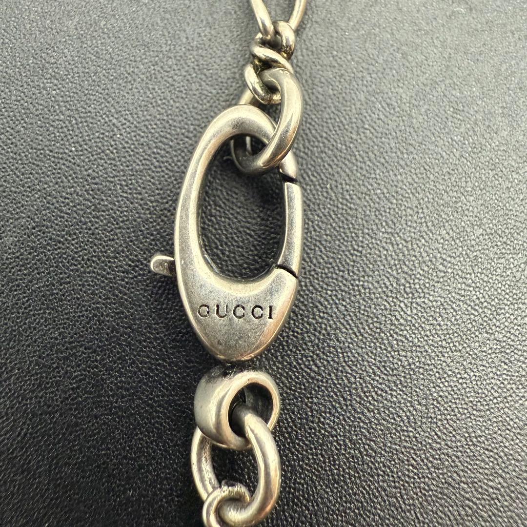 希少/極美品✨グッチ ライオンヘッド ネックレス シルバー 410673