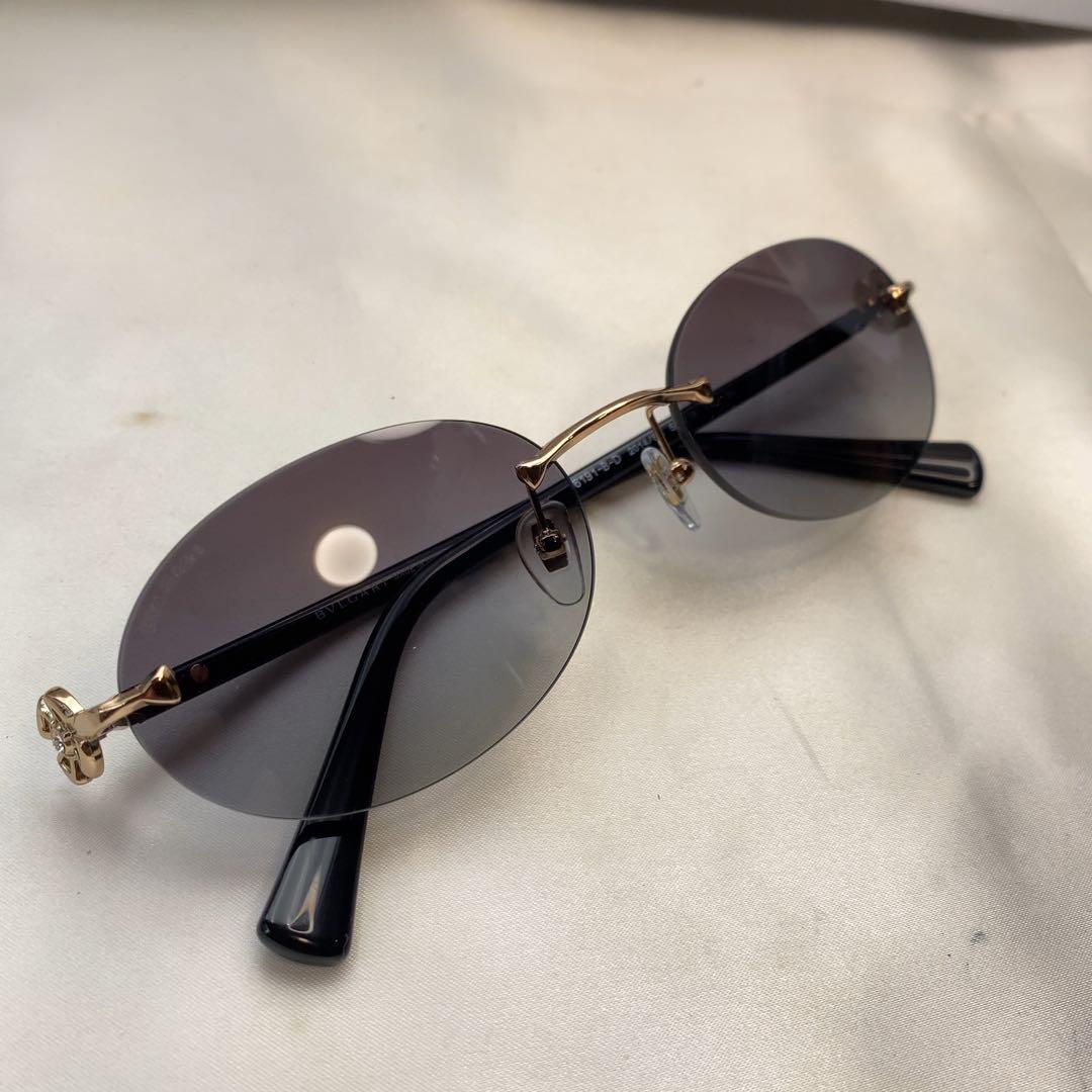 BVLGARI サングラス　6191-B-D 2014/8G リムレス　極美品