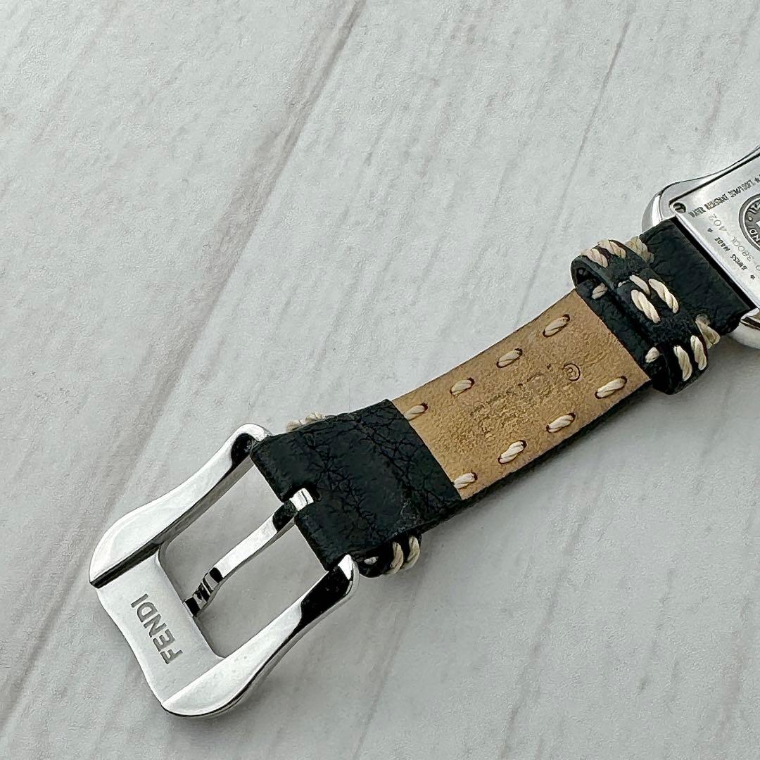 ☆箱付き☆ 555 フェンディ FENDI 新品電池 ブラック クォーツ