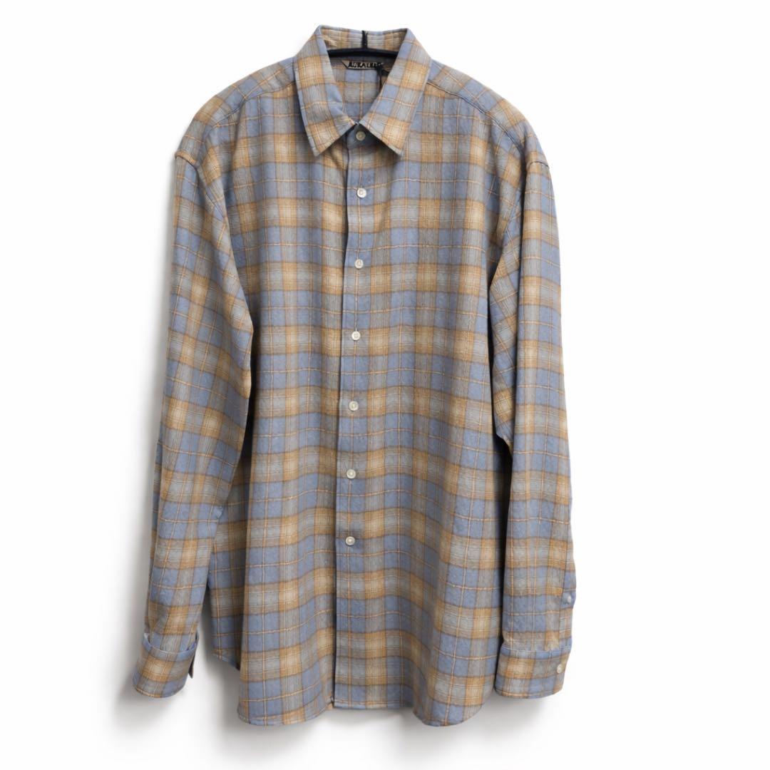 トップス AURALEE / AIRY WOOL CHECK SHIRT