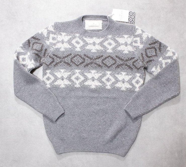 PANICALE★新品４万円 パニカーレ ノルディックニット グレー系 46