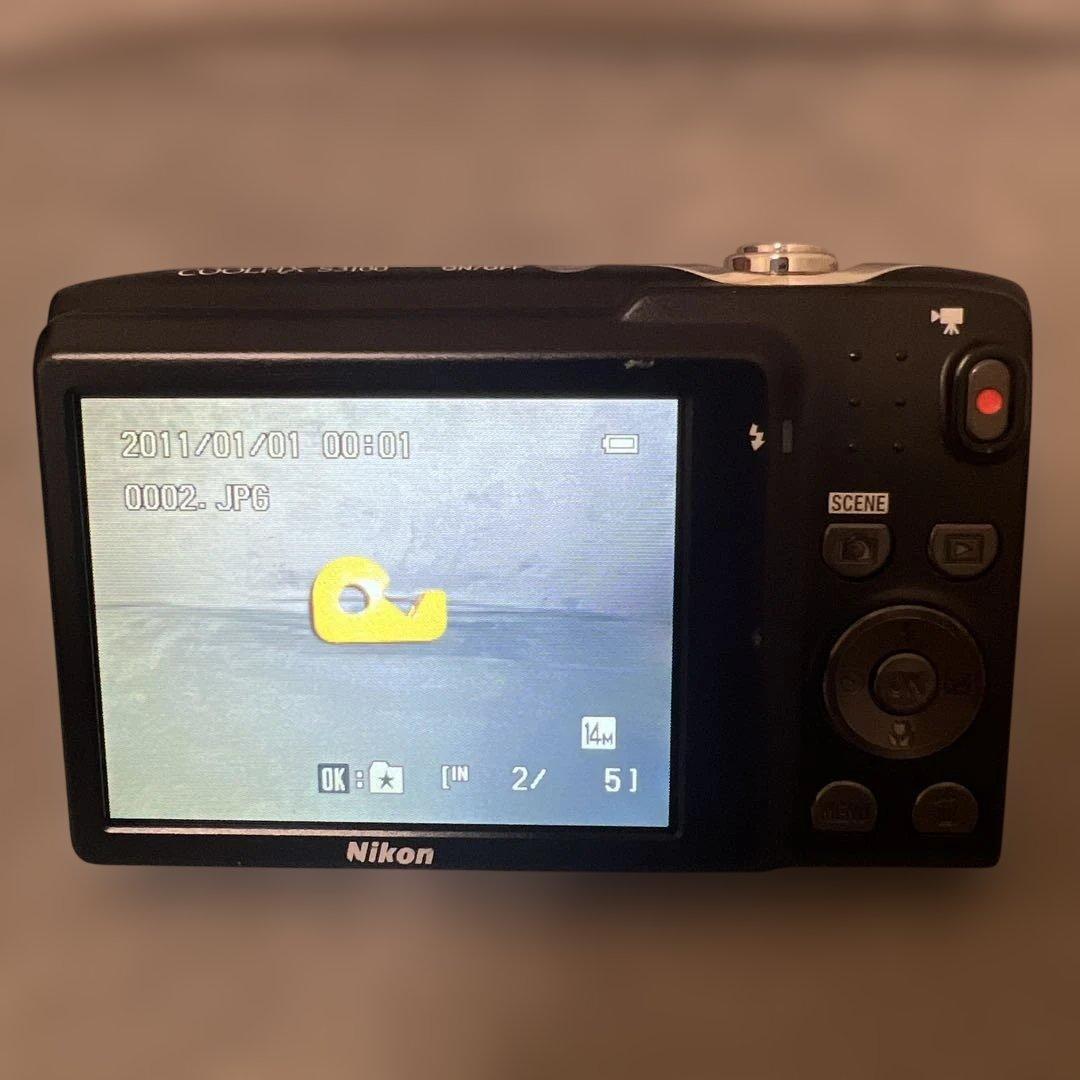 【訳あり動作品】Nikon COOLPIX s3100 コンパクトデジタルカメラ