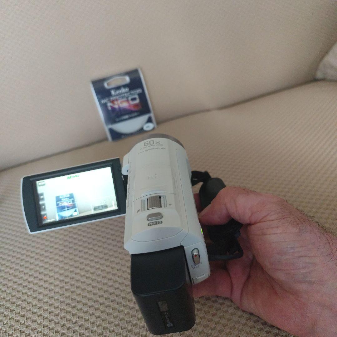 SONY HDR-CX535空間光学手ブレ補正 ＆シューティンググリップ