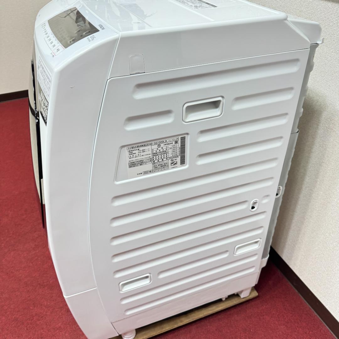 1 都内23区配送無料　超美品日立ドラム式洗濯乾燥機2022年製　10/6㎏