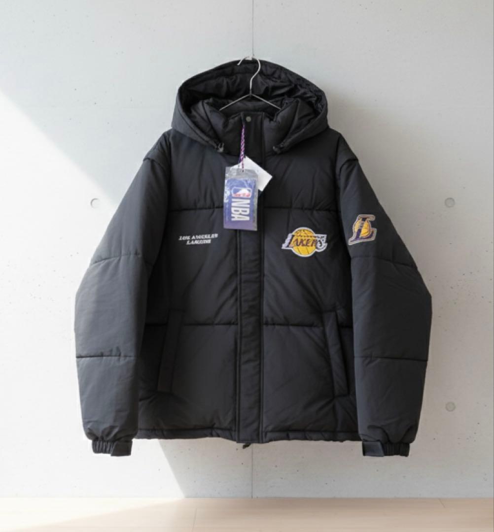 【新品】LAKERS ブラック ダウンジャケット