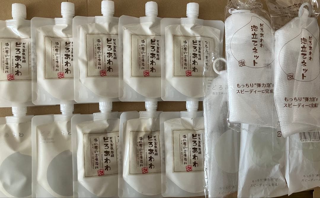 どろあわわ洗顔 Ｘ10個➕泡立てネット✕5個