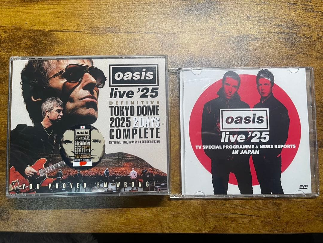 oasis live '25 CD + DVDセット