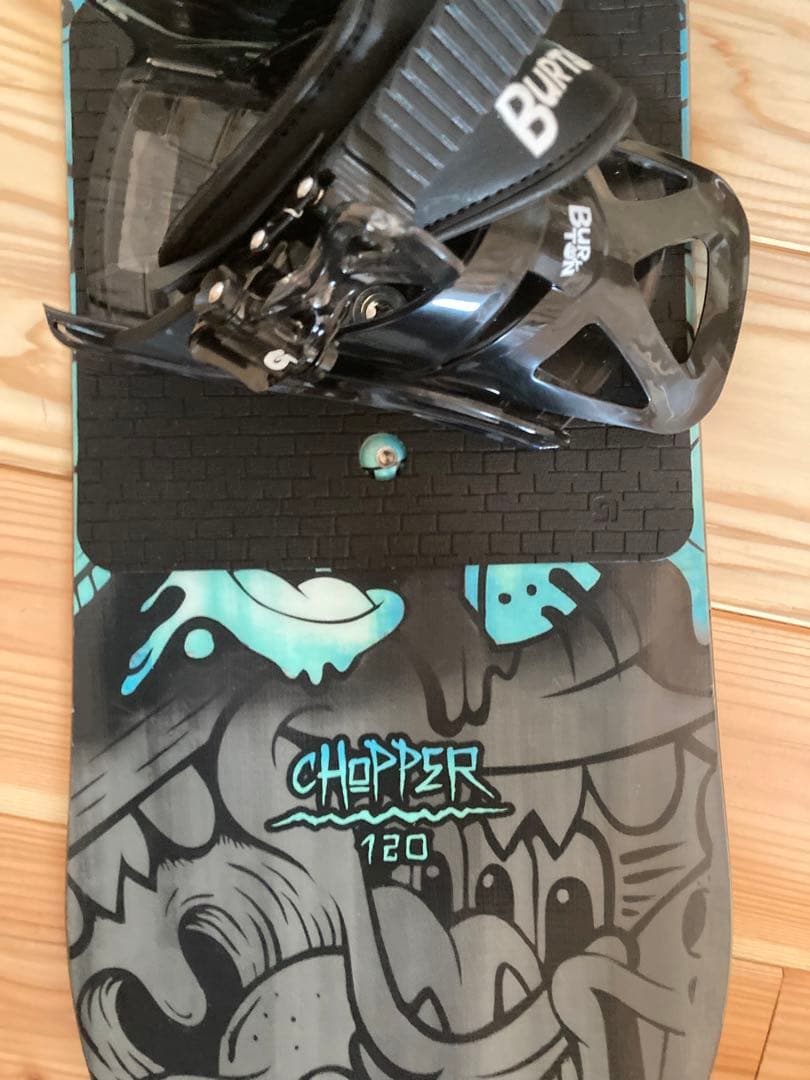 キッズスノーボードBURTON CHOPPER 120cm バイン、板セット