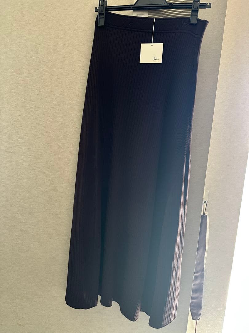 loin. ロワン　リブスカート ブラウン