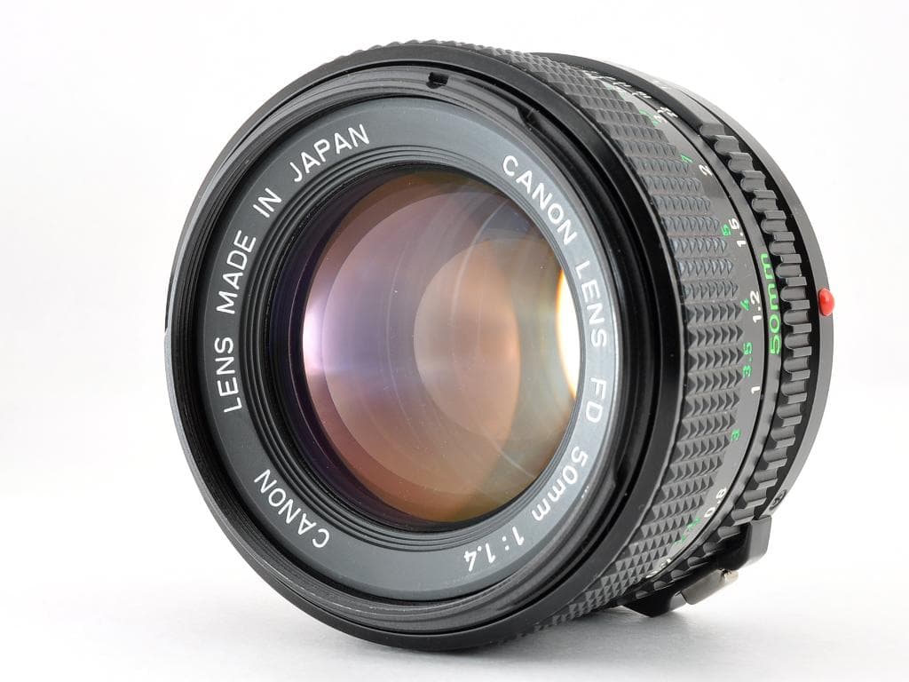 美品 キヤノン AE-1 ブラック NEW FD 50mm f1.4 動作確認済
