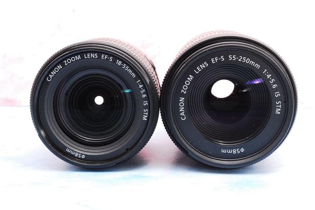 キャノン Kiss X10★一眼レフカメラ★スマホ転送OK★高性能Wレンズ