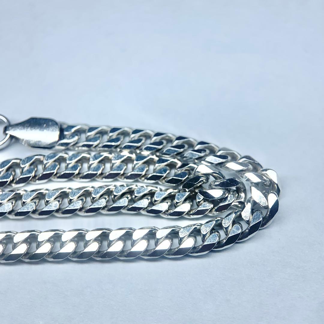 希少 レダシルマ ネックレス 喜平 ダイヤモンド 3粒 0.10 ゲルマニウム